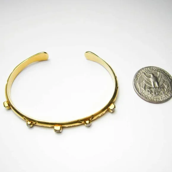 New Chan luu Bangle Cuff 925 Sterling Silver Open Vermeil Bangle Cuff